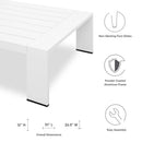 Tahoe 2-Piece Outdoor Patio Powder-Coated Aluminum Set by Modway by HouseOfZazla