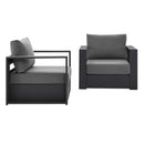 Tahoe 2-Piece Outdoor Patio Powder-Coated Aluminum Armchair Set by Modway by HouseOfZazla