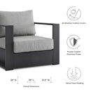 Tahoe 2-Piece Outdoor Patio Powder-Coated Aluminum Armchair Set by Modway by HouseOfZazla