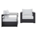 Tahoe 2-Piece Outdoor Patio Powder-Coated Aluminum Armchair Set by Modway by HouseOfZazla