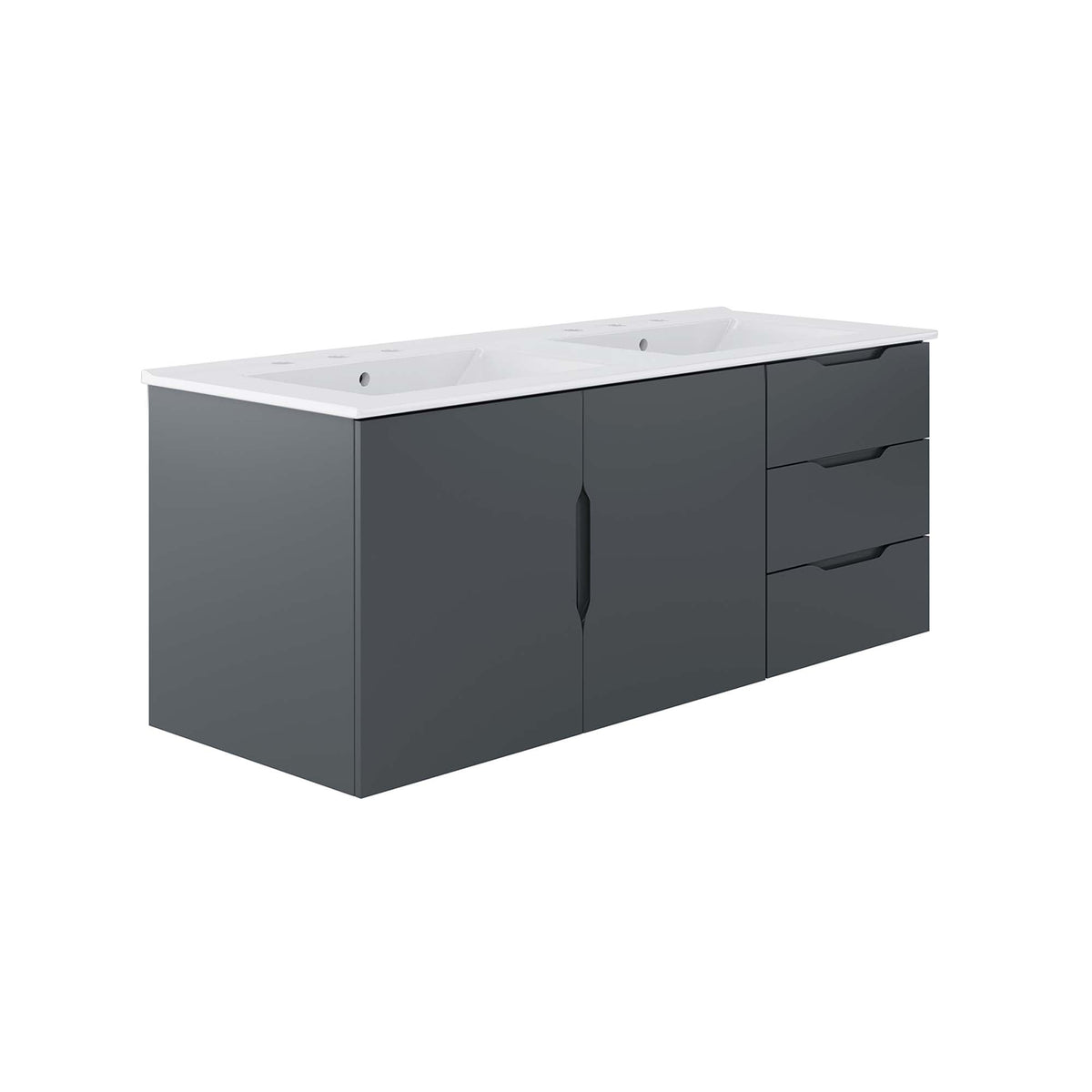 Vitality 48" Double Sink Bathroom Vanity by Modway, photo 26 of 28