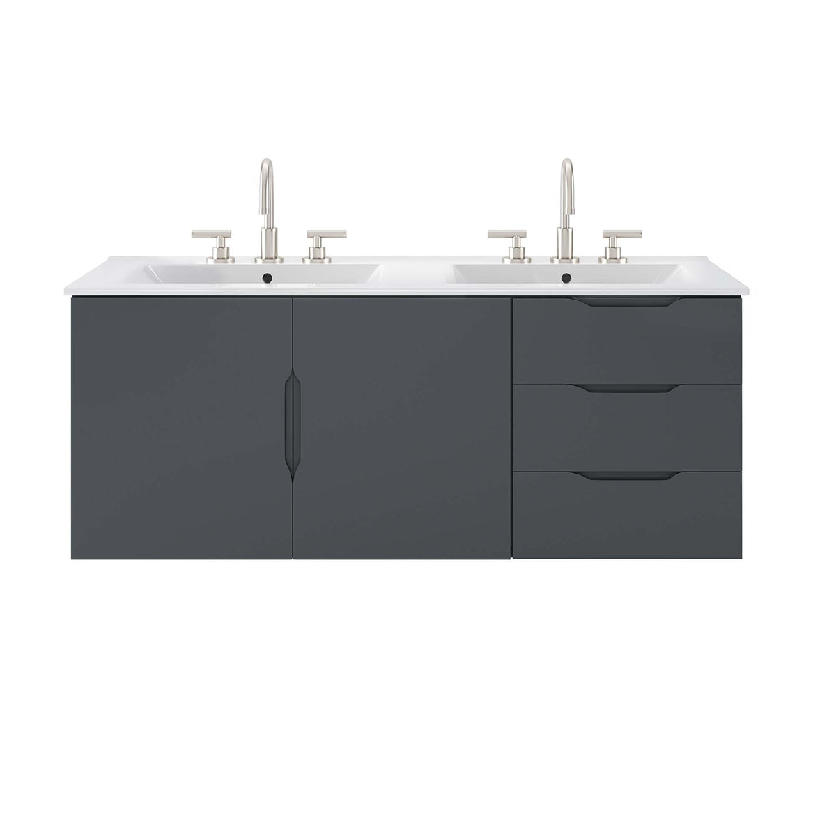 Vitality 48" Double Sink Bathroom Vanity by Modway, photo 8 of 28