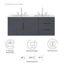 Vitality 48" Double Sink Bathroom Vanity by Modway by HouseOfZazla
