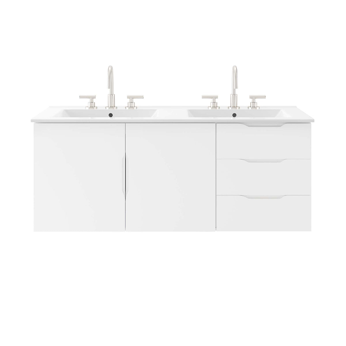 Vitality 48" Double Sink Bathroom Vanity by Modway, photo 9 of 28