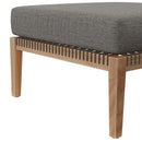 Clearwater Outdoor Patio Teak Wood Ottoman by Modway by HouseOfZazla