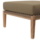 Clearwater Outdoor Patio Teak Wood Ottoman by Modway by HouseOfZazla