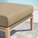 Clearwater Outdoor Patio Teak Wood Ottoman by Modway by HouseOfZazla