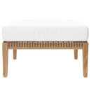 Clearwater Outdoor Patio Teak Wood Ottoman by Modway by HouseOfZazla