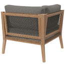 Clearwater Outdoor Patio Teak Wood Corner Chair by Modway by HouseOfZazla