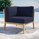 Clearwater Outdoor Patio Teak Wood Corner Chair by Modway by HouseOfZazla