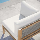 Clearwater Outdoor Patio Teak Wood Corner Chair by Modway by HouseOfZazla