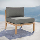 Clearwater Outdoor Patio Teak Wood Armless Chair by Modway by HouseOfZazla