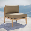Clearwater Outdoor Patio Teak Wood Armless Chair by Modway by HouseOfZazla