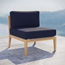 Clearwater Outdoor Patio Teak Wood Armless Chair by Modway by HouseOfZazla