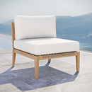 Clearwater Outdoor Patio Teak Wood Armless Chair by Modway by HouseOfZazla