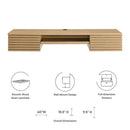 Render Wall Mount Wood Office Desk by Modway by HouseOfZazla