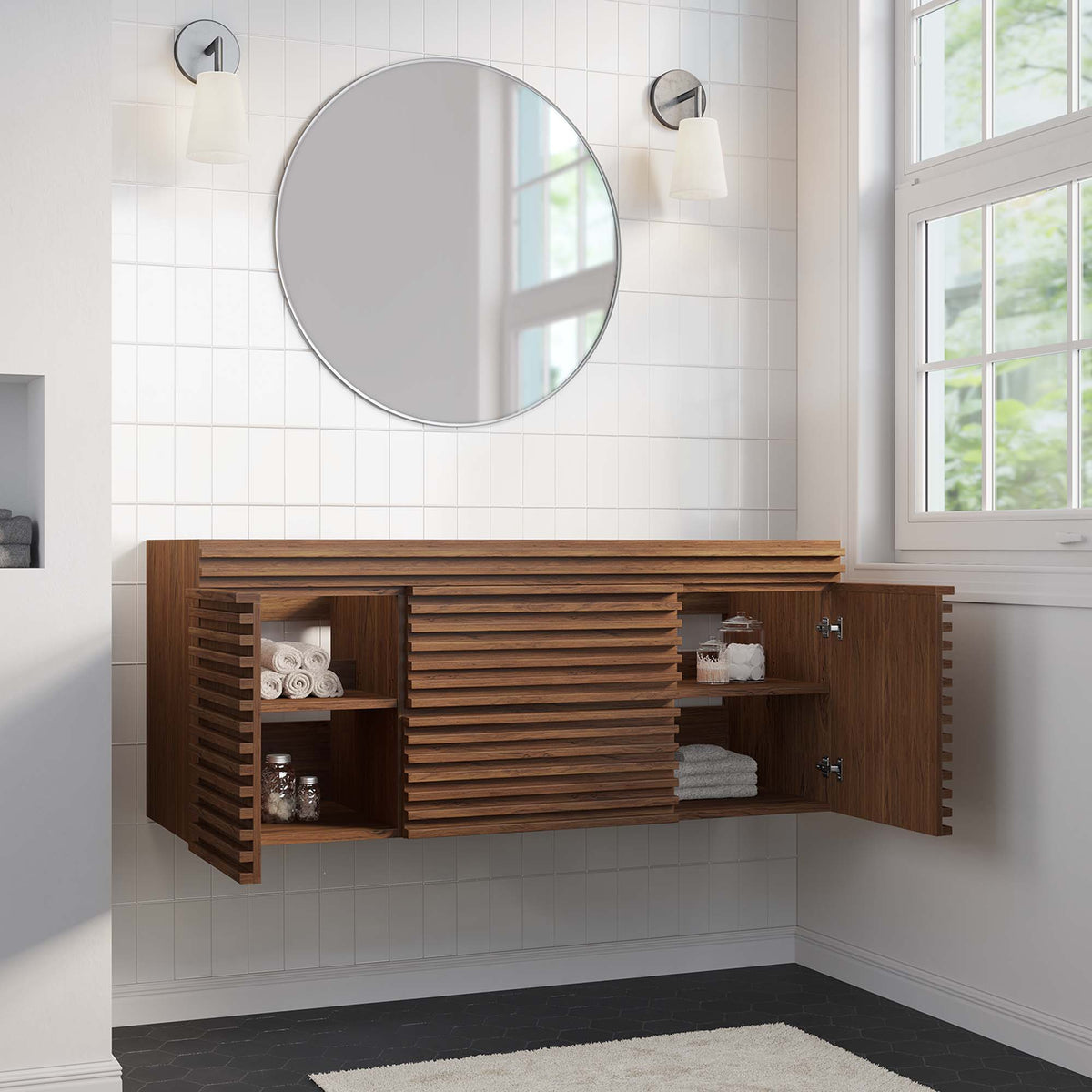 Render 48" Single Sink Compatible Bathroom Vanity Cabinet by Modway, photo 7 of 14