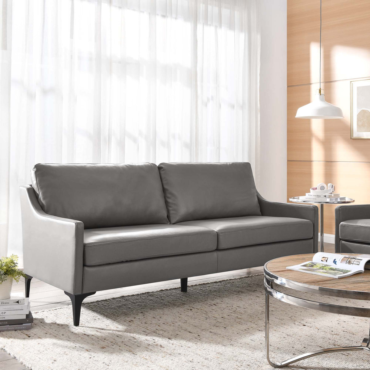 Corland Leather Sofa by Modway, photo 7 of 7