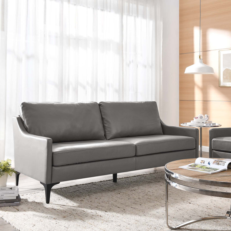 Corland Leather Sofa by Modway, photo 7 of 7