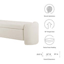 Nebula Boucle Upholstered Bench by Modway by HouseOfZazla