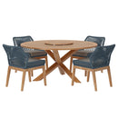 Wellspring 5-Piece Outdoor Patio Teak Wood Dining Set by Modway by HouseOfZazla