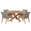Wellspring 5-Piece Outdoor Patio Teak Wood Dining Set by Modway by HouseOfZazla