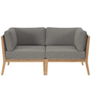 Clearwater Outdoor Patio Teak Wood Loveseat by Modway by HouseOfZazla