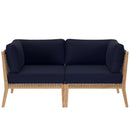Clearwater Outdoor Patio Teak Wood Loveseat by Modway by HouseOfZazla
