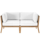 Clearwater Outdoor Patio Teak Wood Loveseat by Modway by HouseOfZazla