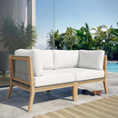 Clearwater Outdoor Patio Teak Wood Loveseat by Modway by HouseOfZazla