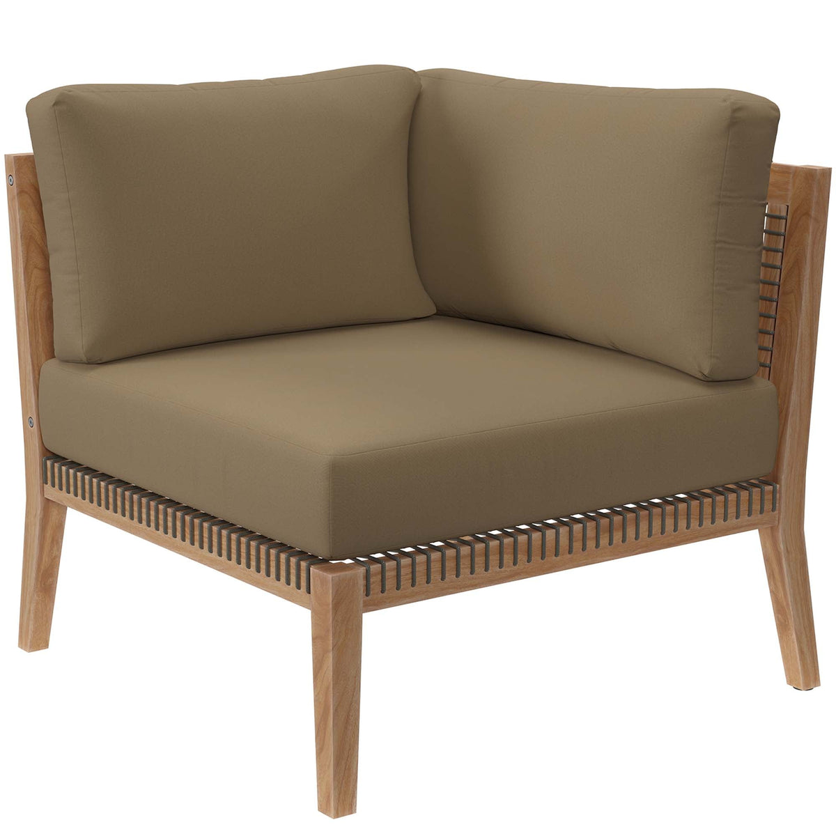 Clearwater Outdoor Patio Teak Wood Sofa by Modway, photo 19 of 28