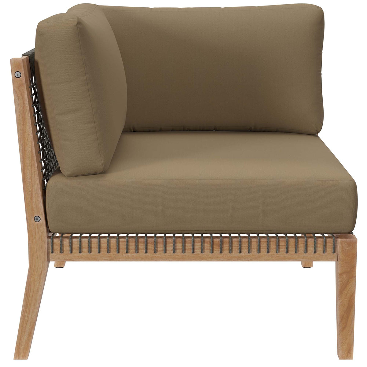 Clearwater Outdoor Patio Teak Wood Sofa by Modway, photo 16 of 28