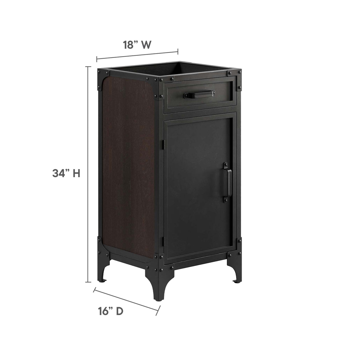 Steamforge 18" Bathroom Vanity Cabinet, photo 3 of 7