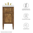 Elysian 18" Wood Bathroom Vanity Cabinet by HouseOfZazla