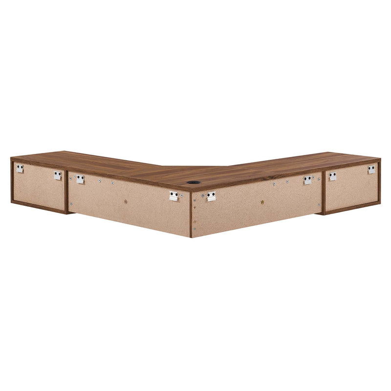 Render Wall Mount Corner Office Desk by Modway, photo 5 of 7