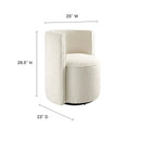 Della Boucle Fabric Swivel Chair by Modway by HouseOfZazla