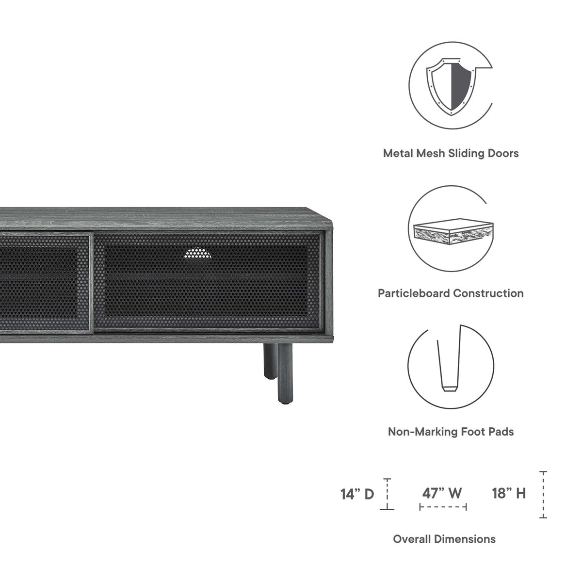 Kurtis 47" TV Stand by Modway, photo 2 of 42