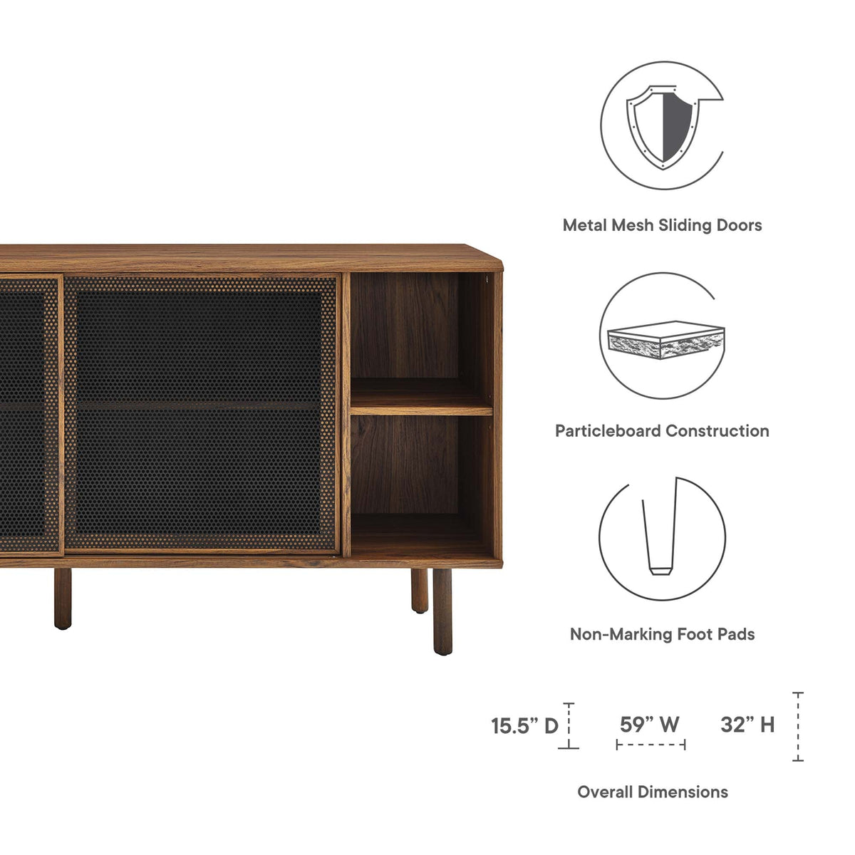 Kurtis 59" Sideboard by Modway, photo 19 of 21