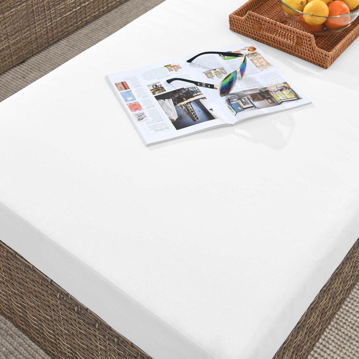 Convene Outdoor Patio Rectangle Ottoman by Modway, photo 7 of 7