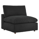 Commix Down Filled Overstuffed Boucle Fabric Armless Chair by Modway by HouseOfZazla