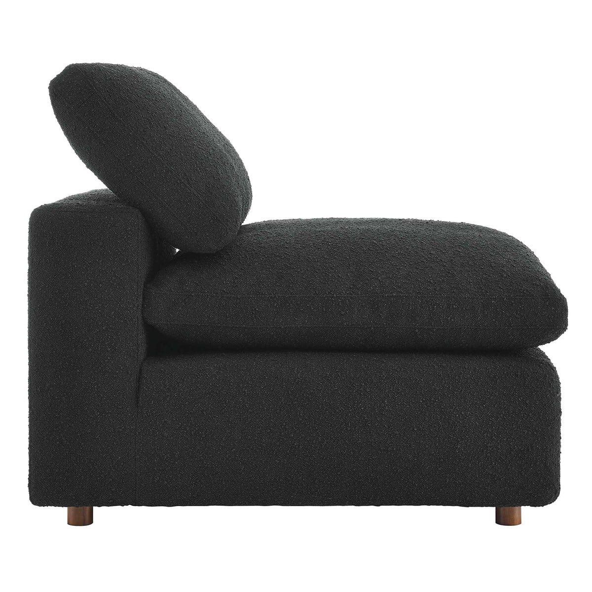 Commix Down Filled Overstuffed Boucle Fabric Armless Chair by Modway, photo 15 of 21