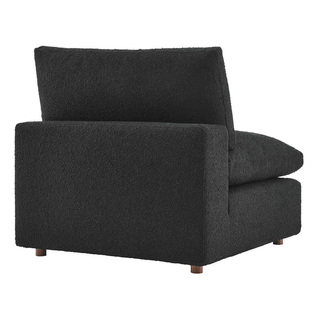 Commix Down Filled Overstuffed Boucle Fabric Armless Chair by Modway, photo 13 of 21