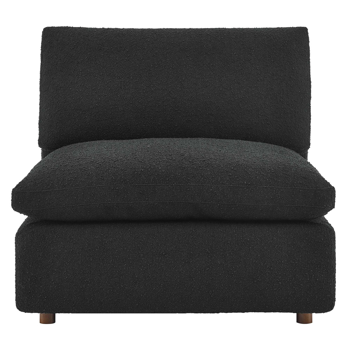 Commix Down Filled Overstuffed Boucle Fabric Armless Chair by Modway, photo 11 of 21