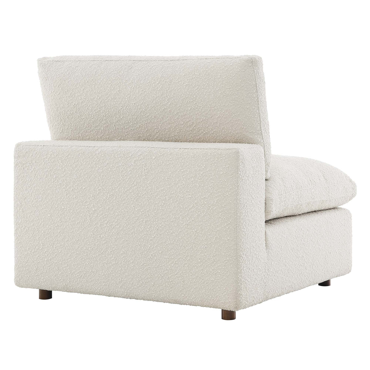 Commix Down Filled Overstuffed Boucle Fabric Armless Chair by Modway, photo 5 of 21