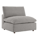 Commix Down Filled Overstuffed Boucle Fabric Armless Chair by Modway by HouseOfZazla