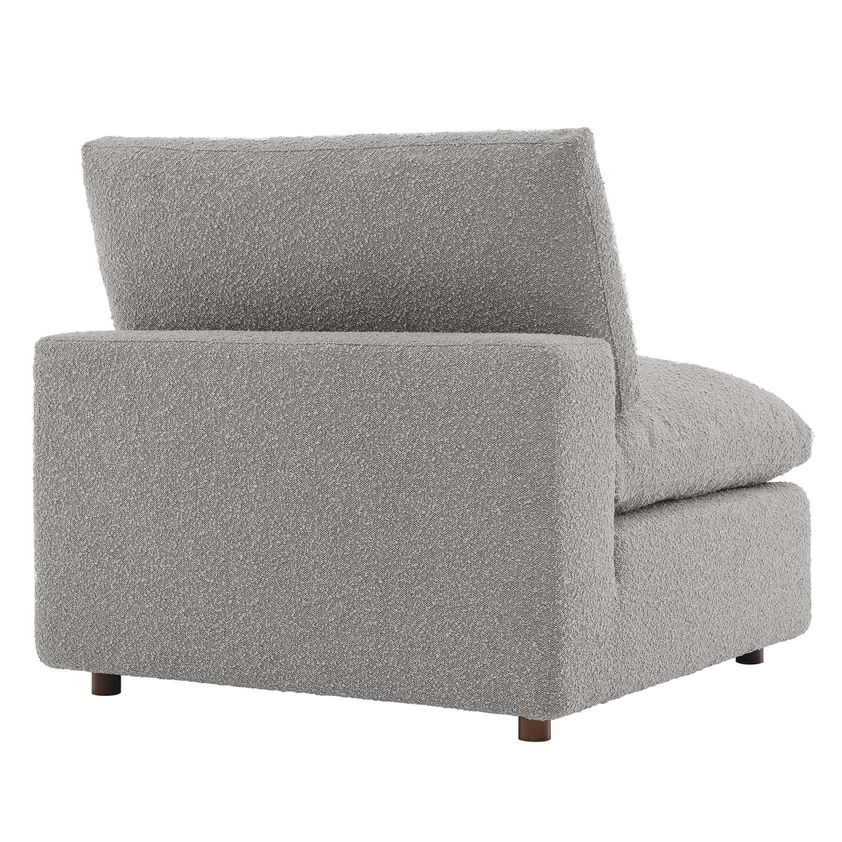 Commix Down Filled Overstuffed Boucle Fabric Armless Chair by Modway, photo 12 of 21