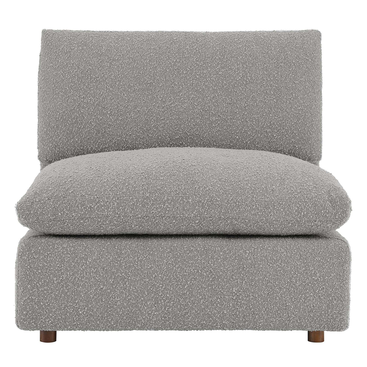 Commix Down Filled Overstuffed Boucle Fabric Armless Chair by Modway, photo 10 of 21