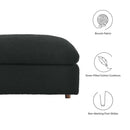 Commix Down Filled Overstuffed Boucle Fabric Ottoman by Modway by HouseOfZazla
