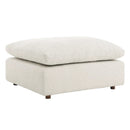 Commix Down Filled Overstuffed Boucle Fabric Ottoman by Modway by HouseOfZazla