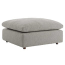 Commix Down Filled Overstuffed Boucle Fabric Ottoman by Modway by HouseOfZazla